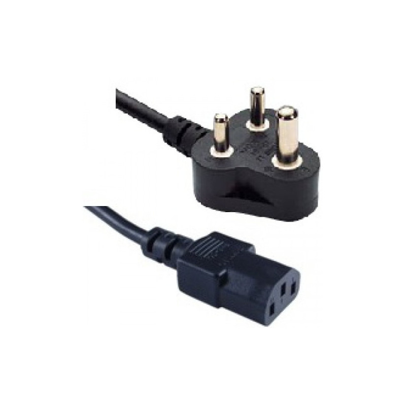 Microconnect PE010418INDIA câble électrique Noir Prise d'alimentation type D Coupleur C13