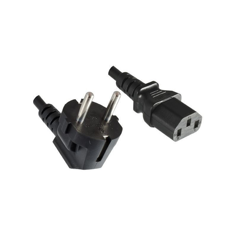 Microconnect PE010418KOREA câble électrique Noir 1,8 m CEE7/4 Coupleur C13