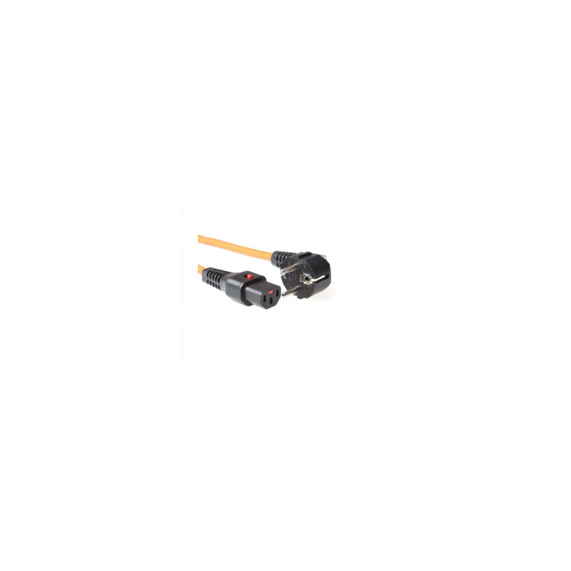 Microconnect PE010418LOCKO câble électrique Orange 2 m Coupleur C13