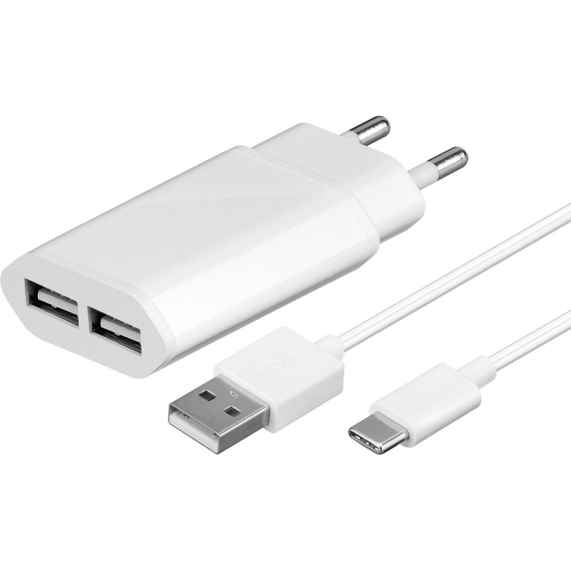 Microconnect USB3.1CA1SETW chargeur d'appareils mobiles Blanc Intérieure