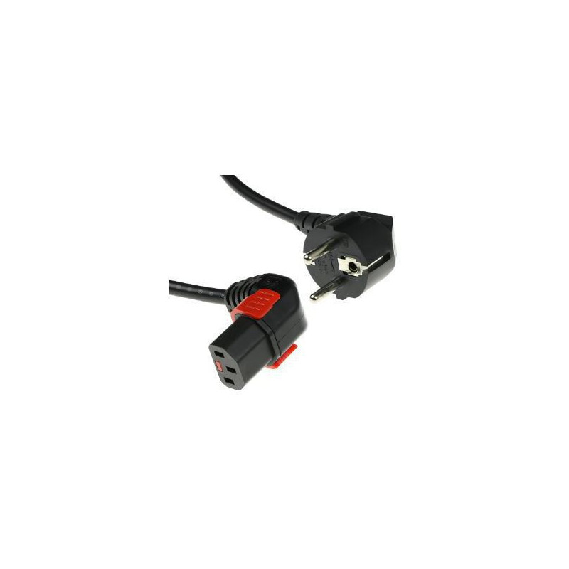 Microconnect PE010518AA câble électrique Noir 2 m Prise d'alimentation type F Coupleur C13