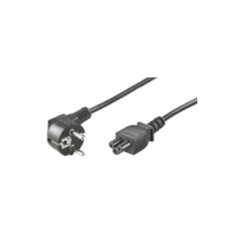 Microconnect PE010805 câble électrique Noir 0,5 m CEE7/7 Coupleur C15