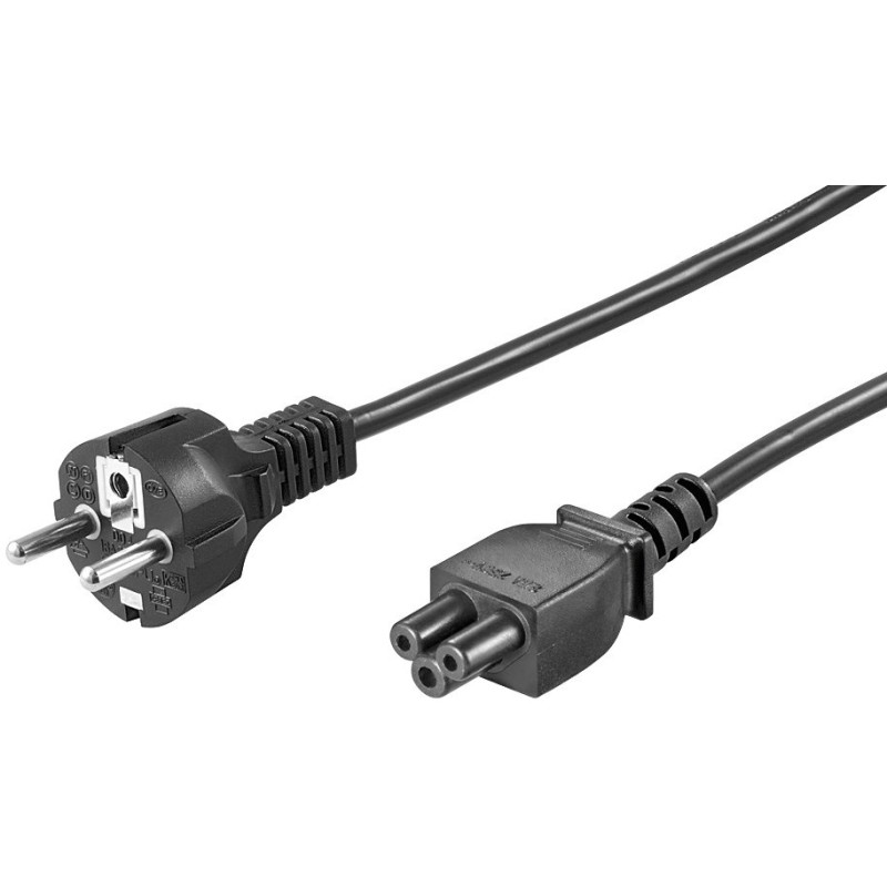 Microconnect PE010810S câble électrique Noir 1 m CEE7/7 Coupleur C5