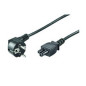 Microconnect PE010812 câble électrique Noir 1,2 m CEE7/7 Coupleur C5