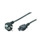 Microconnect PE010818 câble électrique Noir 1,8 m CEE7/7 Coupleur C5