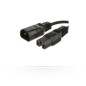 Microconnect 3m, C14 - C15 Noir Coupleur C14 Coupleur C13