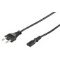 Microconnect PE030710 câble électrique Noir 1 m Prise d'alimentation type C Coupleur C7