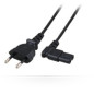 Microconnect PE030718AR câble électrique Noir 2 m Coupleur C7