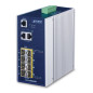 PLANET IGS-10080MFT commutateur réseau Géré Gigabit Ethernet (10/100/1000) Bleu, Blanc