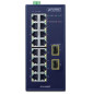 PLANET IGS-1820TF commutateur réseau Non-géré L2 Gigabit Ethernet (10/100/1000) Bleu