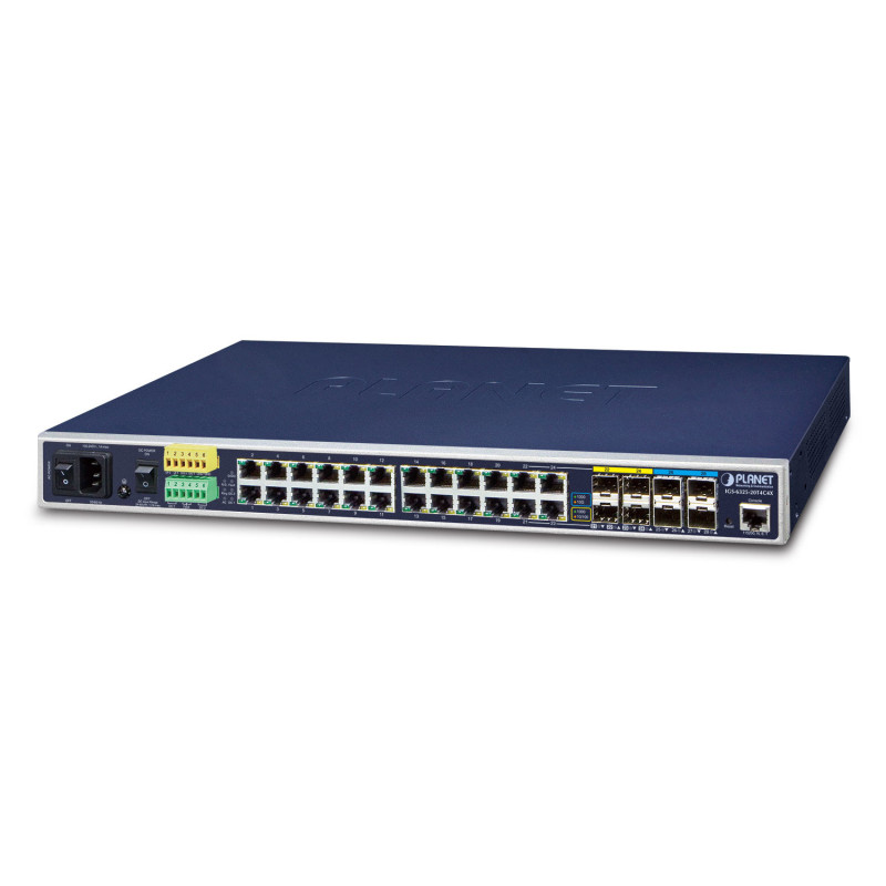 PLANET IGS-6325-20T4C4X commutateur réseau Géré L3 Gigabit Ethernet (10/100/1000) 1U Bleu