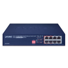 PLANET GSD-804P commutateur réseau Non-géré Gigabit Ethernet (10/100/1000) Connexion Ethernet, supportant l'alimentation via ce