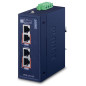 PLANET IPOE-270-12V commutateur réseau Connexion Ethernet, supportant l'alimentation via ce port (PoE) Bleu
