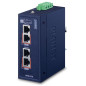 PLANET IPOE-270 commutateur réseau Connexion Ethernet, supportant l'alimentation via ce port (PoE) Bleu