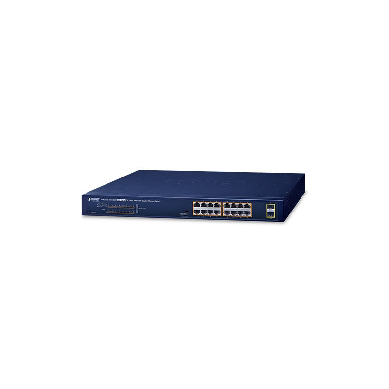 PLANET GSW-1820HP commutateur réseau Non-géré Gigabit Ethernet (10/100/1000) Connexion Ethernet, supportant l'alimentation via