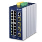 PLANET IGS-6325-16T4S commutateur réseau Géré L3 Gigabit Ethernet (10/100/1000) Bleu, Gris