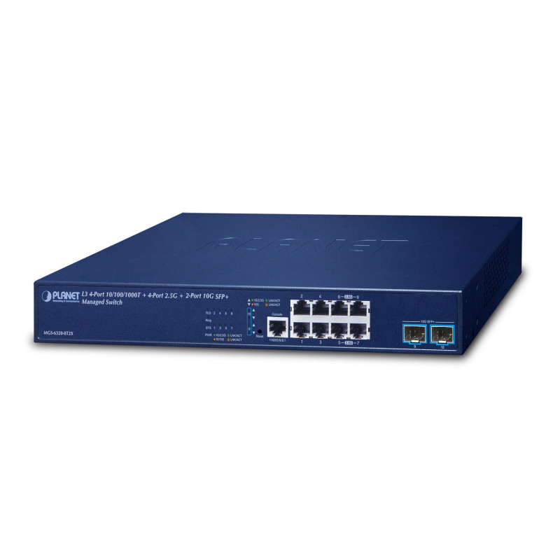 PLANET L3 4-Port 10/100/1000T + Géré Gigabit Ethernet (10/100/1000) 1U