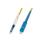 Microconnect 1.5m LC/UPC-SC/UPC LSZH câble de fibre optique 1,5 m LC/UPC SC/UPC OS1/OS2 Jaune