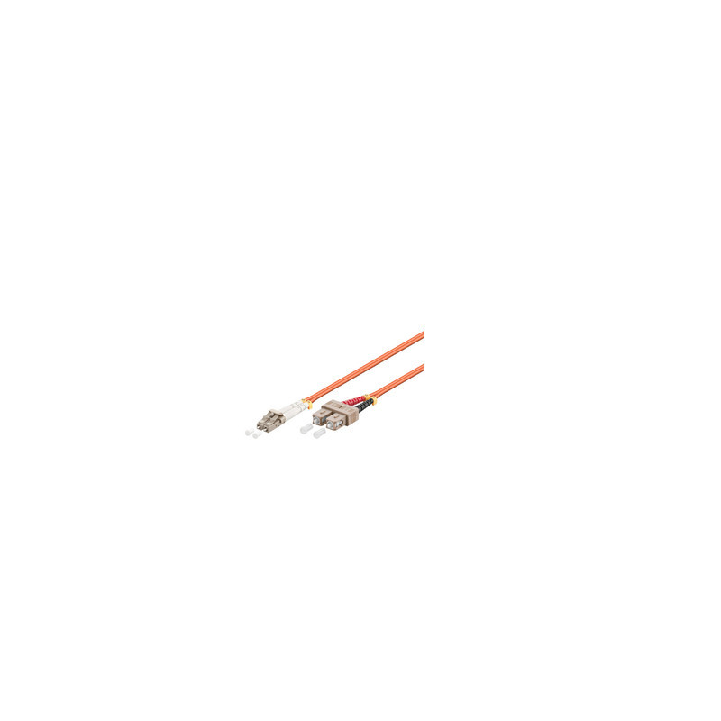 Microconnect FIB4200005 câble de fibre optique 0,5 m LC SC OM1 Orange