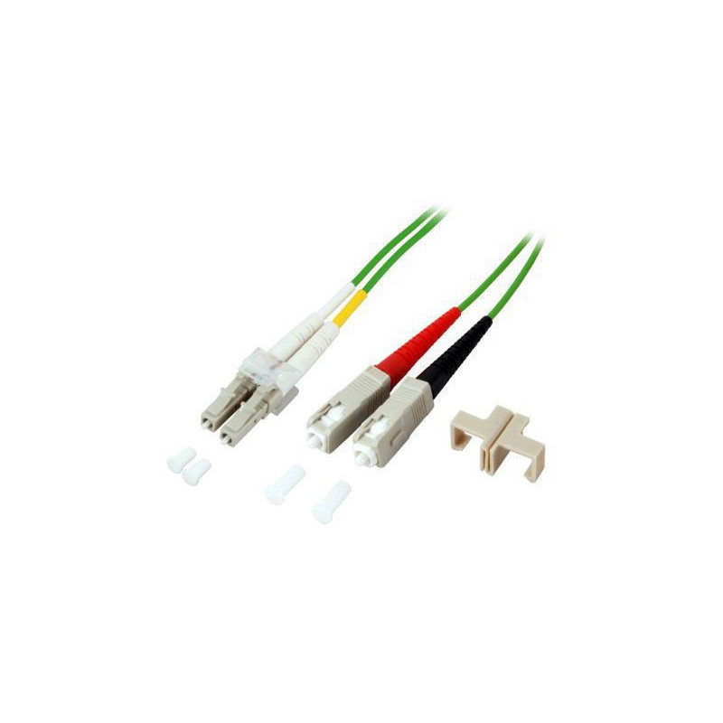 Microconnect FIB561001 câble de fibre optique 1 m LC/UPC SC/UPC OM5 Vert
