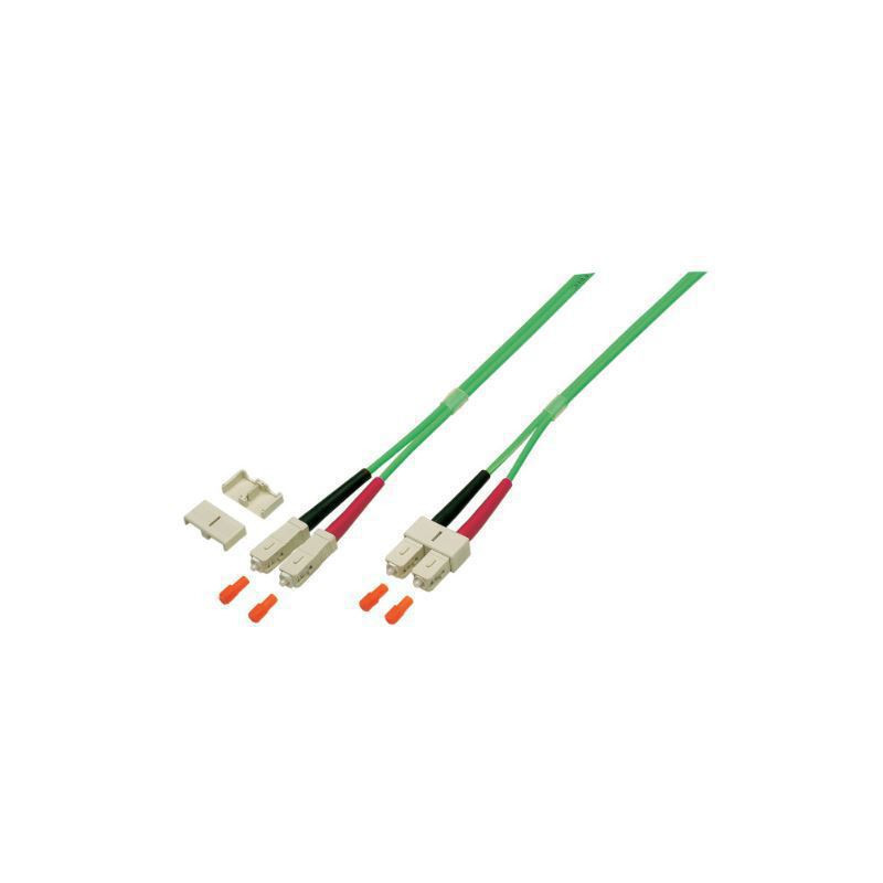 Microconnect FIB5710005 câble de fibre optique 0,5 m SC/UPC SC/PC OM5 Vert