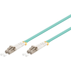 Microconnect FIB442100 câble de fibre optique 100 m LC OM3 Couleur aqua