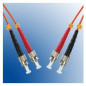 Microconnect ST/PC-ST/PC 20M câble de fibre optique Orange