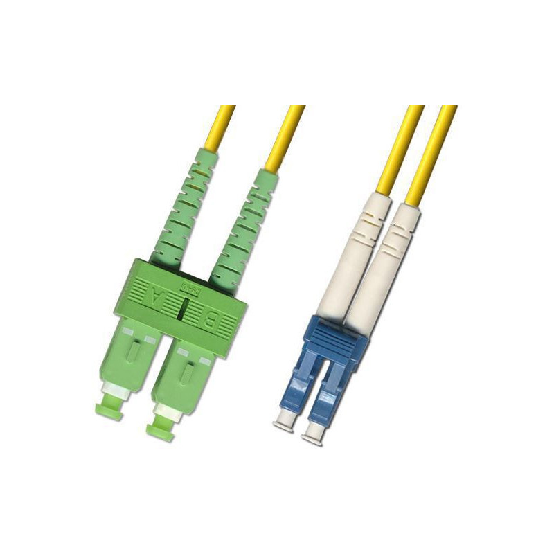 Microconnect FIB8410005 câble de fibre optique 0,5 m SC LC OS2 Jaune