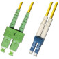 Microconnect FIB8410005 câble de fibre optique 0,5 m SC LC OS2 Jaune