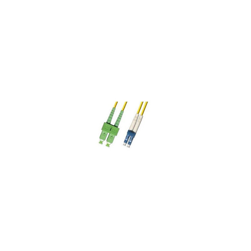 Microconnect 50m SC/APC-LC/UPC câble de fibre optique SC/APC LC/UPC OS2 Jaune