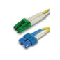 Microconnect 3m SC/UPC-LC/APC Singlemode LSZH câble de fibre optique OS2 Jaune