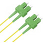 Microconnect FIB8810005 câble de fibre optique 0,5 m SC/APC OS2 Jaune