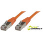 Microconnect SSTP CAT6 0.5M câble de réseau Orange 0,5 m