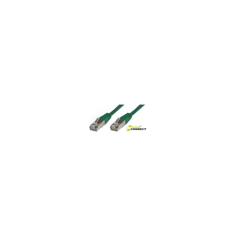 Microconnect SSTP CAT6 0.5M câble de réseau Vert 0,5 m