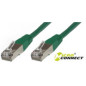 Microconnect SSTP CAT6 0.5M câble de réseau Vert 0,5 m