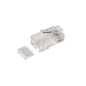 Lanview LVN125418 connecteur de fils RJ45 Transparent