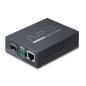 PLANET 10/100/1000Base-T to miniGBIC convertisseur de support réseau 1000 Mbit/s Multimode Noir