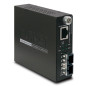 PLANET 10/100/1000Bas-T t 1000Bas-SX convertisseur de support réseau 2000 Mbit/s 850 nm Multimode Noir