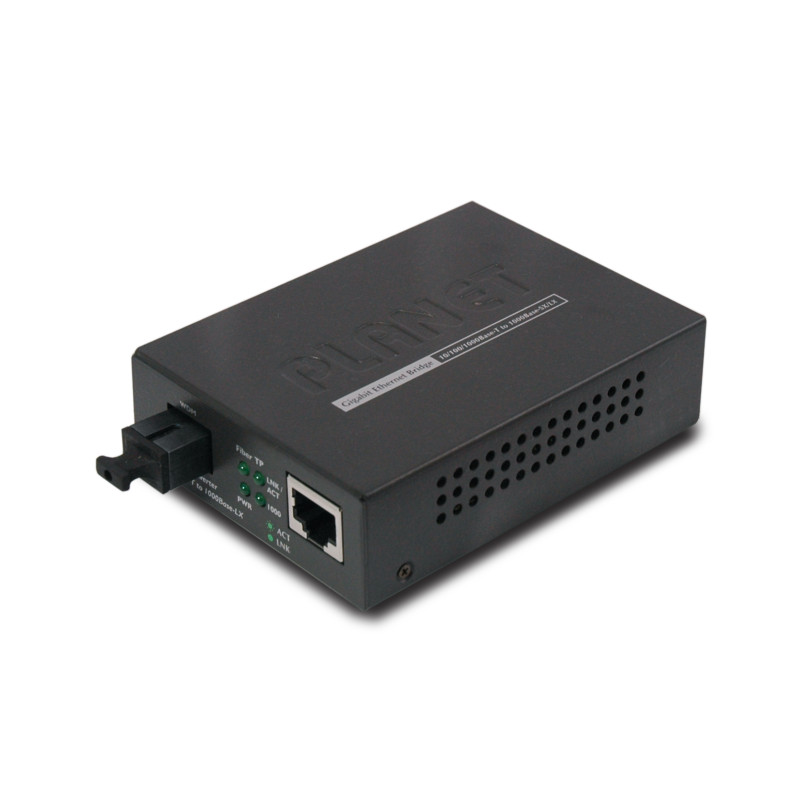 PLANET GT-806B15 convertisseur de support réseau 2000 Mbit/s 1550 nm Noir