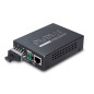 PLANET 1000Base-T to 1000Base-SX SC convertisseur de support réseau 1000 Mbit/s 850 nm Noir