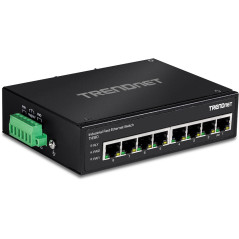 Trendnet TI-E80 commutateur réseau Non-géré Fast Ethernet (10/100) Noir