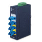 PLANET IFB-244-SLC convertisseur de support réseau 1620 nm Monomode Bleu
