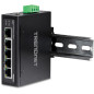 Trendnet TI-E50 commutateur réseau Non-géré Fast Ethernet (10/100) Noir