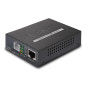 PLANET 1-Port 10/100/1000T Ethernet convertisseur de support réseau 1000 Mbit/s Noir