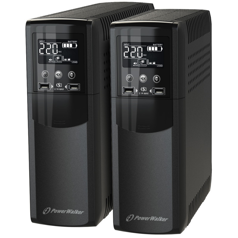 PowerWalker VI 600 CSW FR Interactivité de ligne 0,6 kVA 360 W 4 sortie(s) CA