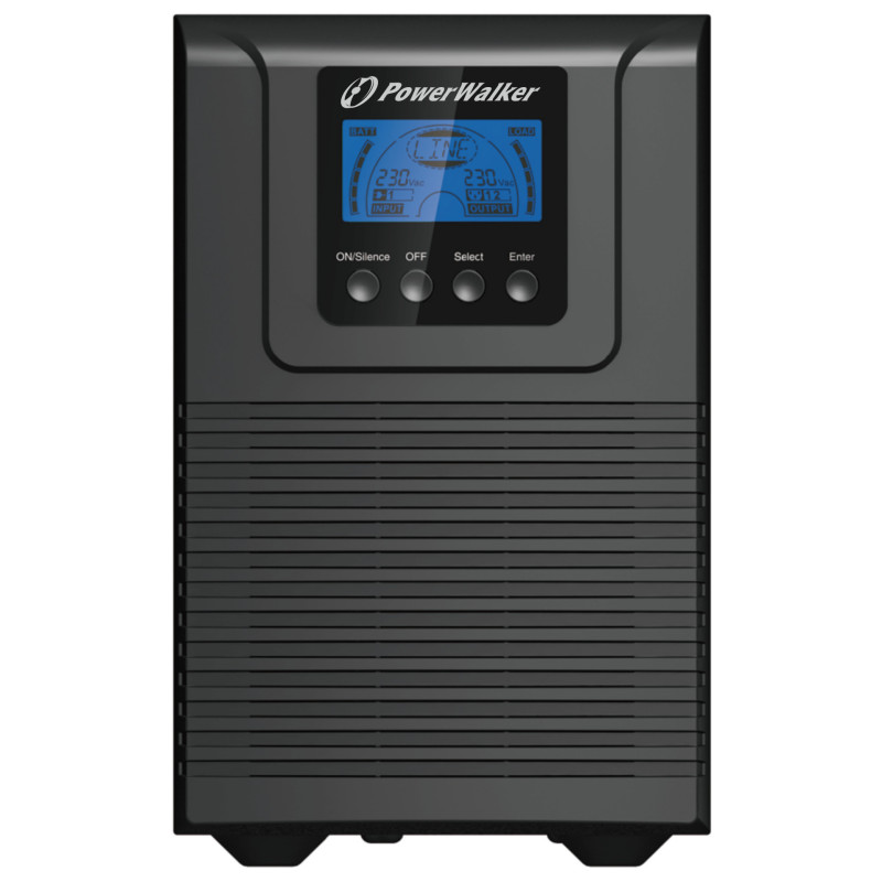 PowerWalker VFI 1000 TG Double-conversion (en ligne) 1 kVA 900 W 4 sortie(s) CA