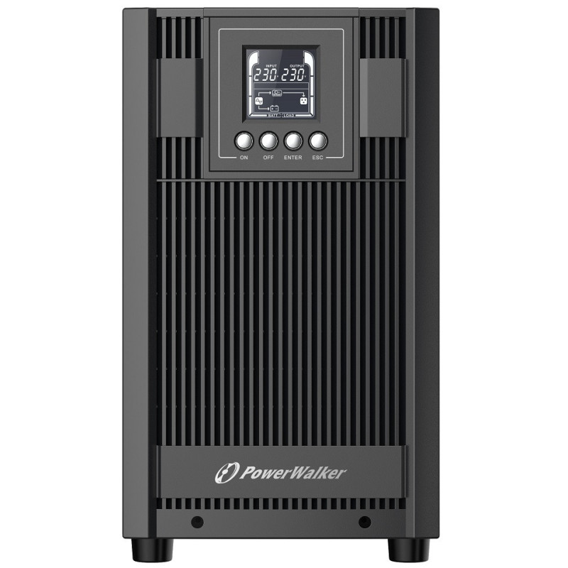 PowerWalker VFI 3000 AT FR Double-conversion (en ligne) 3 kVA 2700 W 4 sortie(s) CA