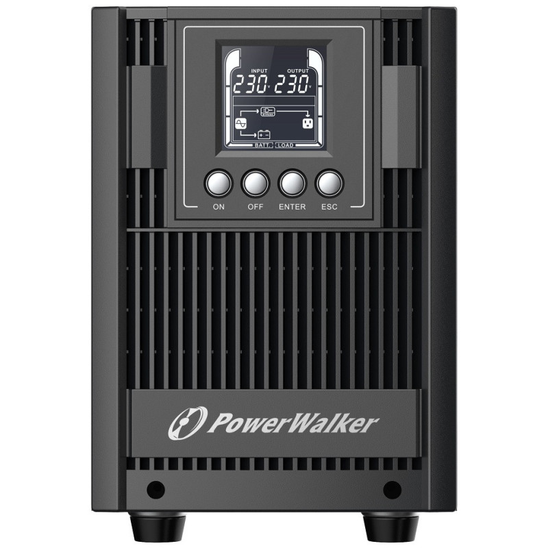 PowerWalker VFI 2000 AT FR Double-conversion (en ligne) 2 kVA 1800 W 4 sortie(s) CA