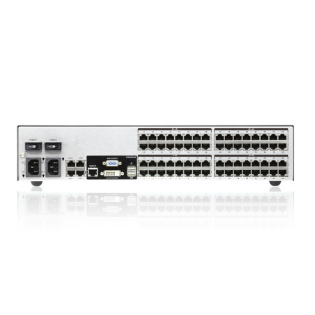 ATEN Commutateur KVM 64 ports Multi-Interface Cat 5 sur IP accès de partage 1 local/8 distants