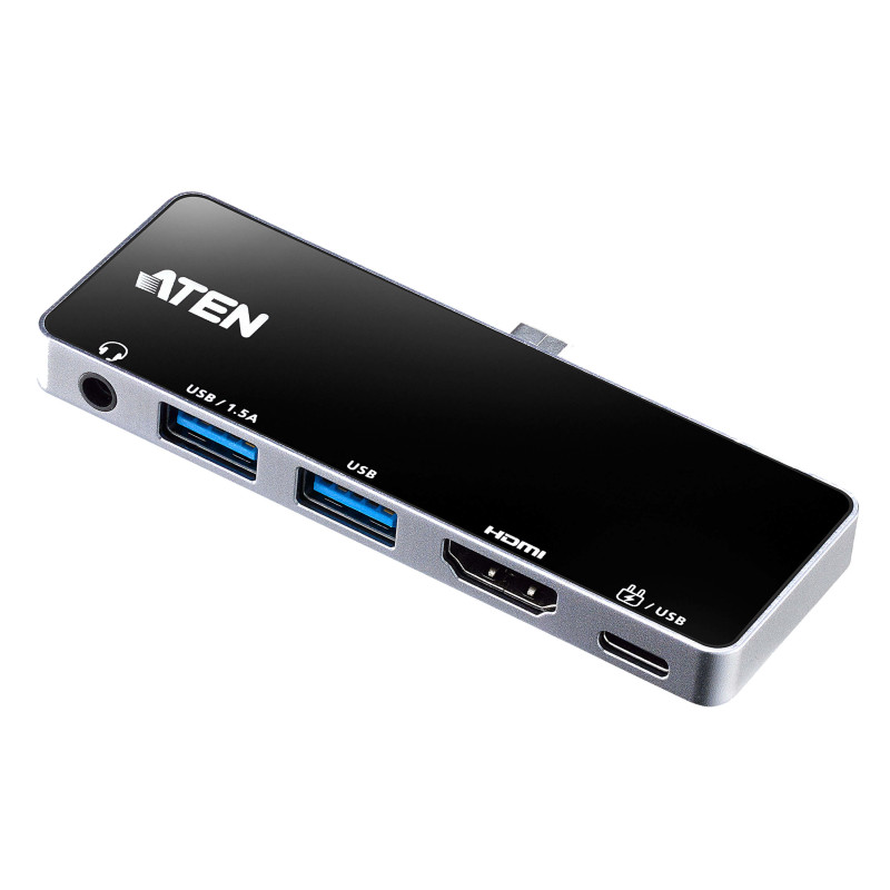 ATEN Station d’accueil de voyage USB-C avec transfert de puissance